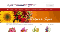 Desktop Screenshot of marywoodflorist.net