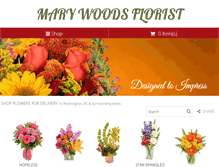 Tablet Screenshot of marywoodflorist.net